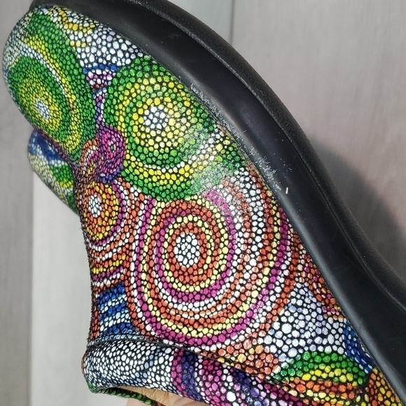 Alegria Women Raimbow SpiralKAY-387 Multicolor Clogs Mary Jane shoes sz 37/7-7.5 - Picture 11 of 13